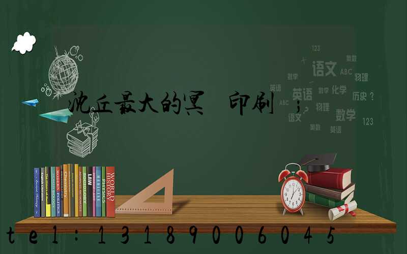 沈丘最大的冥幣印刷廠