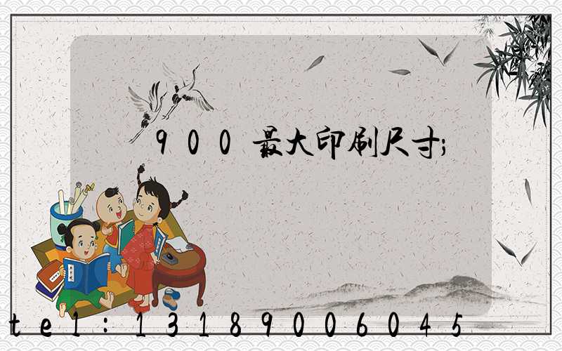 羅蘭900最大印刷尺寸